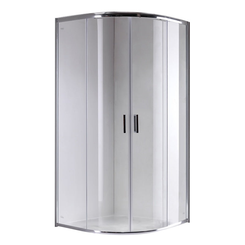 KABINA PRYSZNICOWA PÓŁOKRĄGŁA KZ94A CHROM 80x80 CM KZ94A-80