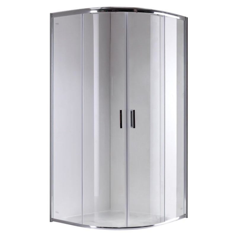 KABINA PRYSZNICOWA PÓŁOKRĄGŁA KZ94B CHROM 90x90 CM KZ94B-90
