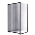 KABINA PRYSZNICOWA PROSTOKĄTNA KZ104A CZARNA 100x90 CM KZ104A-BL-100X90