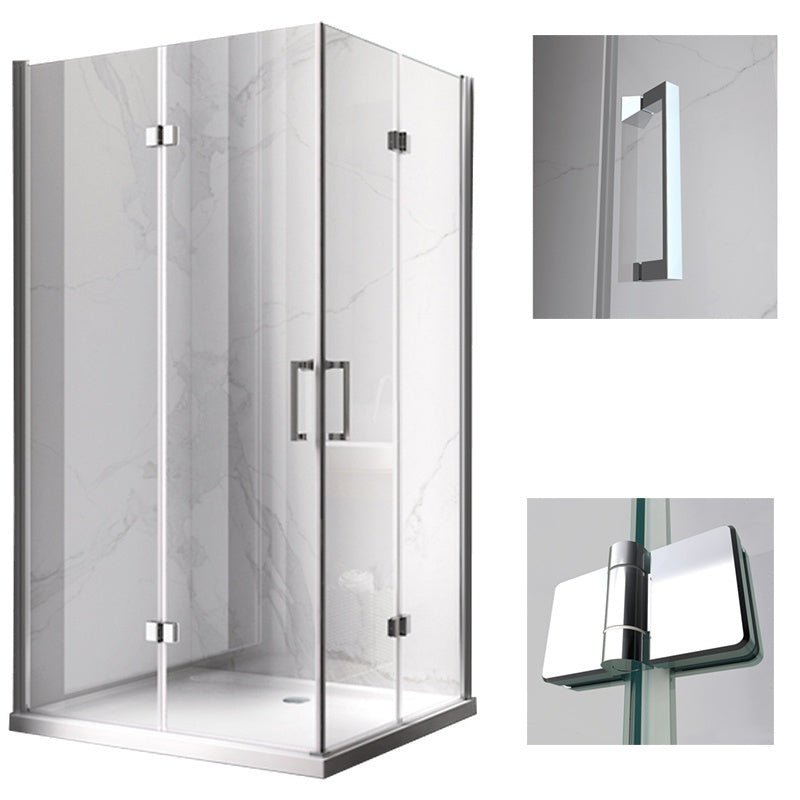 KABINA PRYSZNICOWA PROSTOKĄTNA KZ12D CHROM 120x80 CM KZ12D-120X80