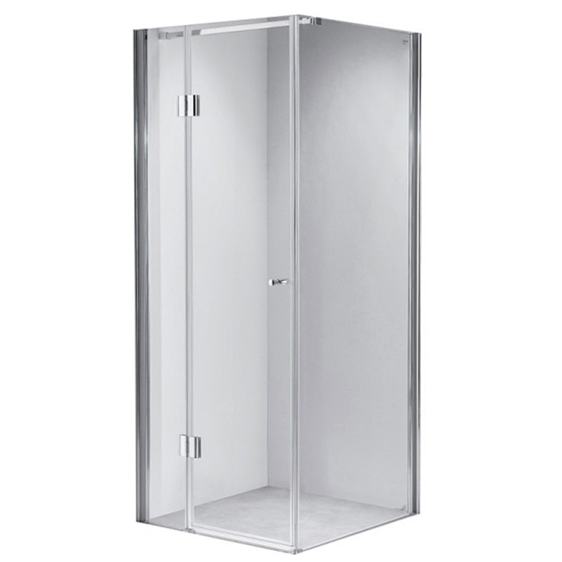 KABINA PRYSZNICOWA KWADRATOWA Z BRODZIKIEM KZ1390A/ST02A CHROM/BIAŁY 80x80 CM KZ1390A+ST02A-WH