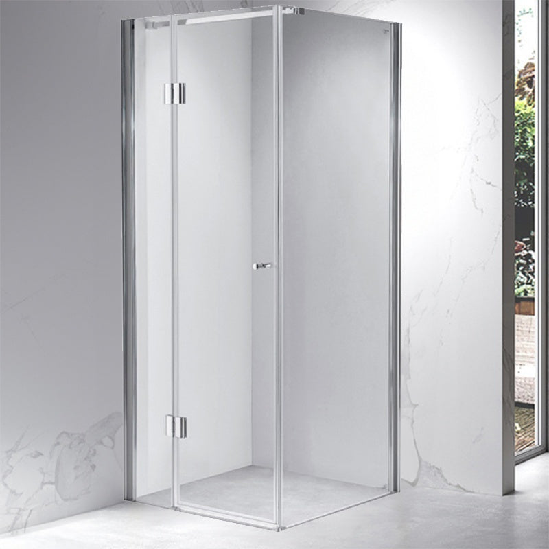 KABINA PRYSZNICOWA KWADRATOWA Z BRODZIKIEM KZ1390A/ST02A CHROM/BIAŁY 80x80 CM KZ1390A+ST02A-WH