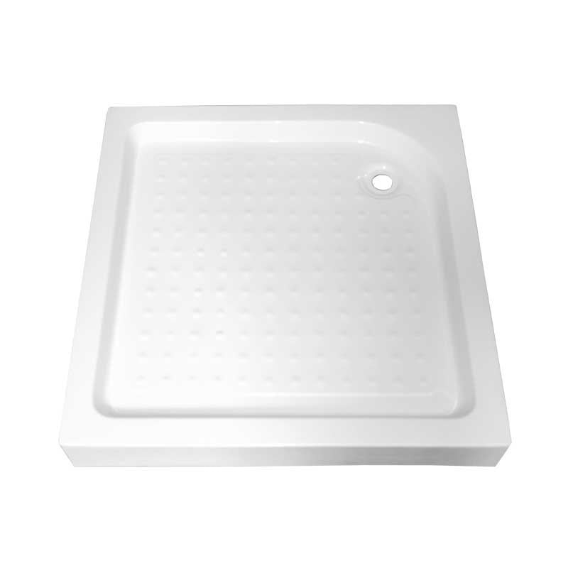 KABINA PRYSZNICOWA KWADRATOWA Z BRODZIKIEM BL31A/SXL02A CZARNA/BIAŁY 80x80 CM BL31A+SXL02A-WH