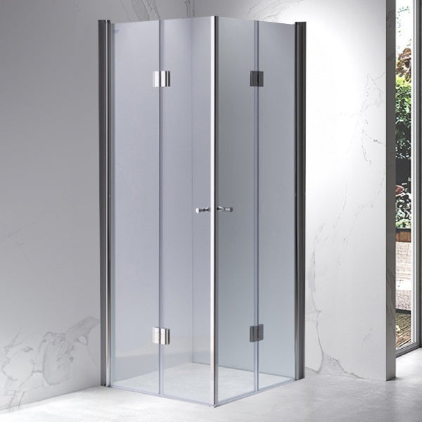 KABINA PRYSZNICOWA KWADRATOWA + BRODZIK KZ1290C/ST06A CHROM/BIAŁY 100x100CM KZ1290C+ST06A-WH
