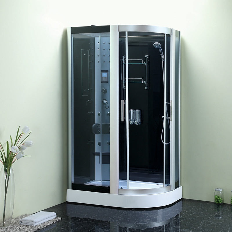 KABINA PRYSZNICOWA Z HYDROMASAŻEM I SAUNĄ MONAKO 9914RS PRAWA 120x85 CM MONAKO-9914RS-120X85