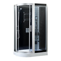 KABINA PRYSZNICOWA Z HYDROMASAŻEM I SAUNĄ MONAKO 9914LS LEWA CHROM 120x85 MONAKO-9914LS-120X85
