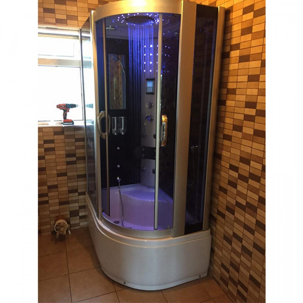 KABINA PRYSZNICOWA Z HYDROMASAŻEM I SAUNĄ VICTORIA 9912RS PRAWA 120x85 CM VICTORIA-9912RS-125