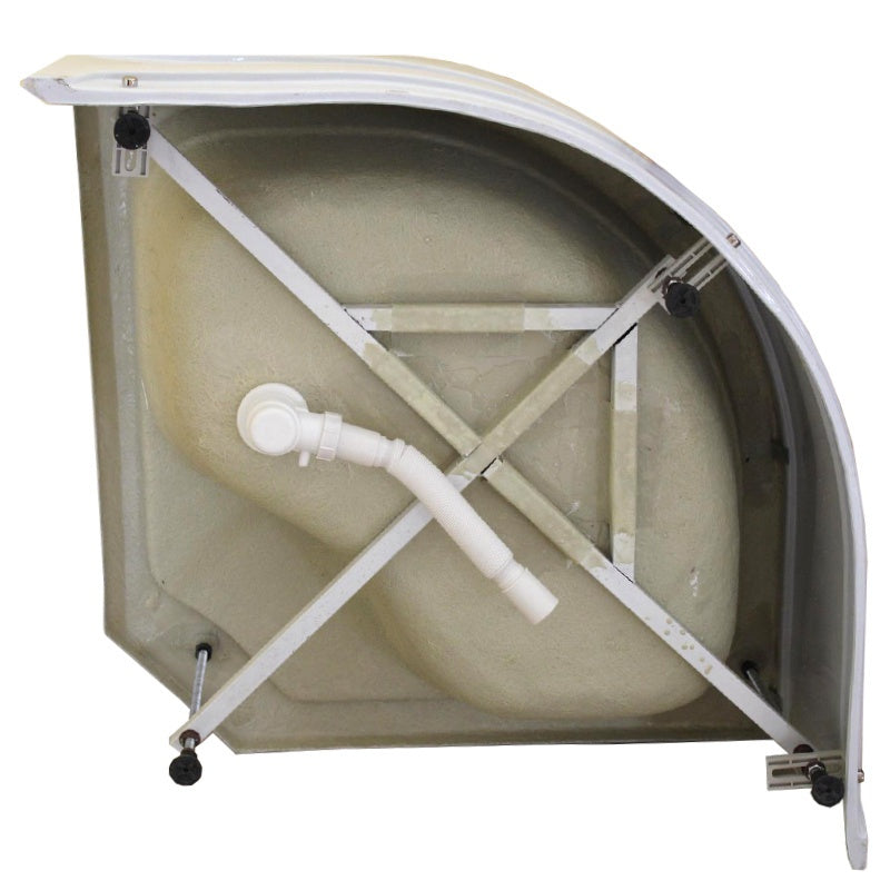 KABINA PRYSZNICOWA Z HYDROMASAŻEM I SAUNĄ WSH1306A MAT BIAŁA 90x90 CM WSH1306AS-90