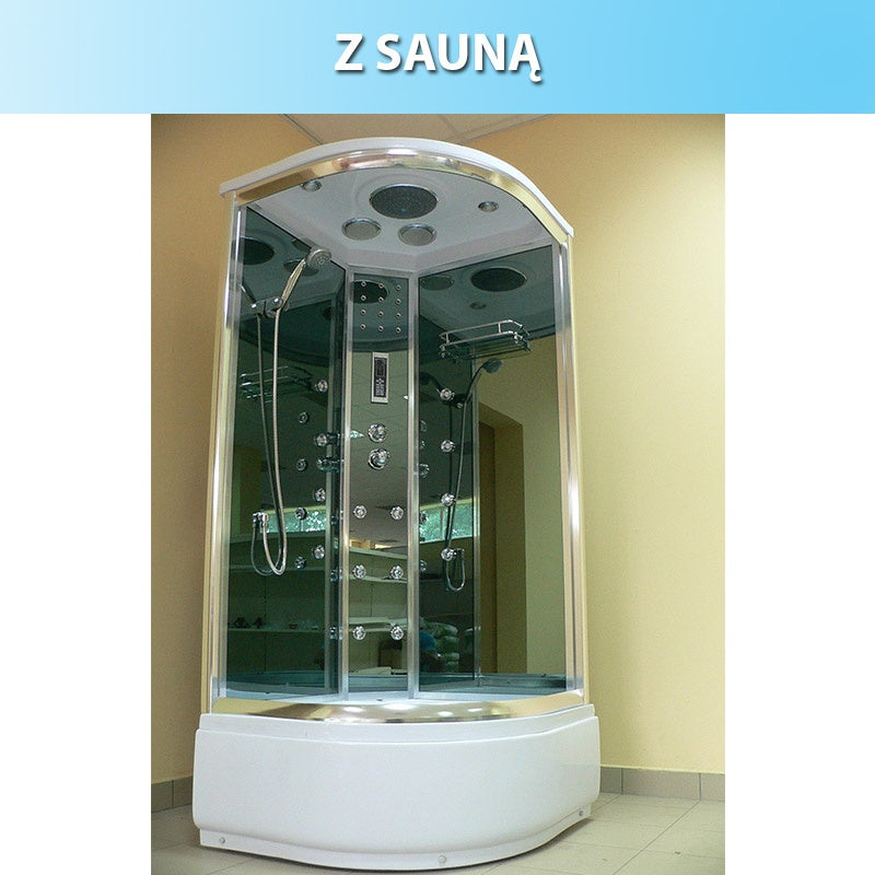 KABINA PRYSZNICOWA Z HYDROMASAŻEM WSH4402-10S 100x100 CM WSH4402-10S-100