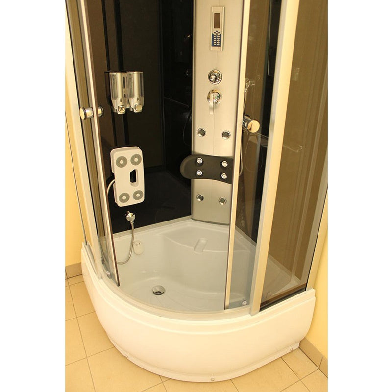 KABINA PRYSZNICOWA Z HYDROMASAŻEM I SAUNĄ WSH7127S 110x110 CM WSH7127S-110