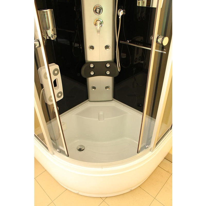KABINA PRYSZNICOWA Z HYDROMASAŻEM I SAUNĄ WSH7127S 110x110 CM WSH7127S-110