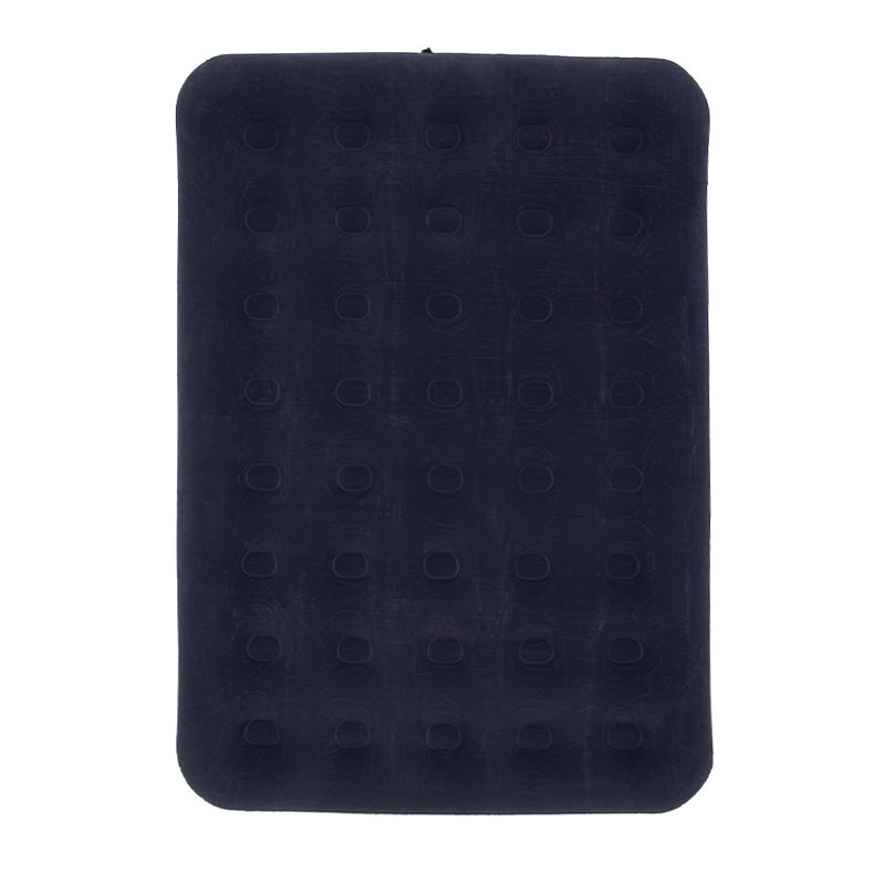 MATERAC DMUCHANY POMPOWANY WELUROWY DWUOSOBOWY REST GRANATOWY 191x137 CM REST-DUBLE