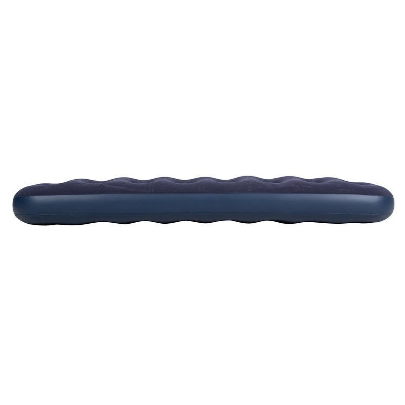 MATERAC DMUCHANY POMPOWANY WELUROWY JEDNOOSOBOWY NEST GRANATOWY 191x73 CM NEST-SINGLE
