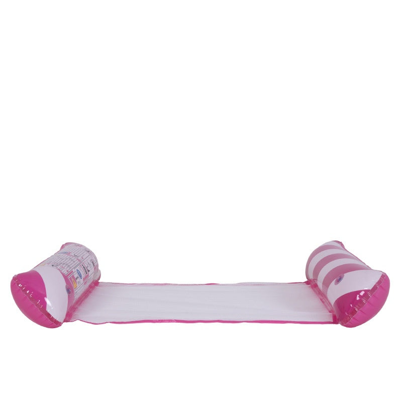 HAMAK MATERAC POMPOWANY BASENOWY DO PŁYWANIA SIATECZKOWY PINKY 120x72 CM PINKY