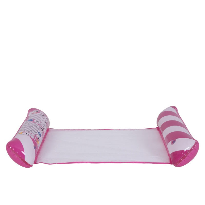 HAMAK MATERAC POMPOWANY BASENOWY DO PŁYWANIA SIATECZKOWY PINKY 120x72 CM PINKY
