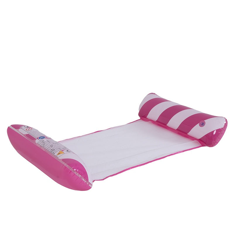 HAMAK MATERAC POMPOWANY BASENOWY DO PŁYWANIA SIATECZKOWY PINKY 120x72 CM PINKY