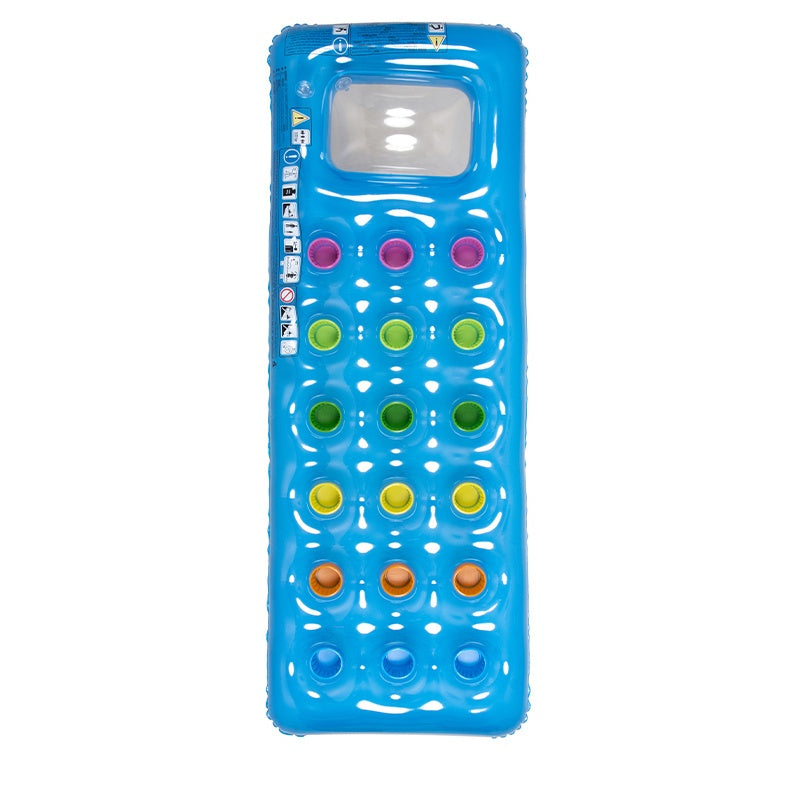 MATERAC POMPOWANY DO PŁYWANIA POCKET-BLUE 173x63 CM POCKET-BLUE