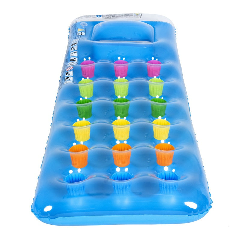 MATERAC POMPOWANY DO PŁYWANIA POCKET-BLUE 173x63 CM POCKET-BLUE