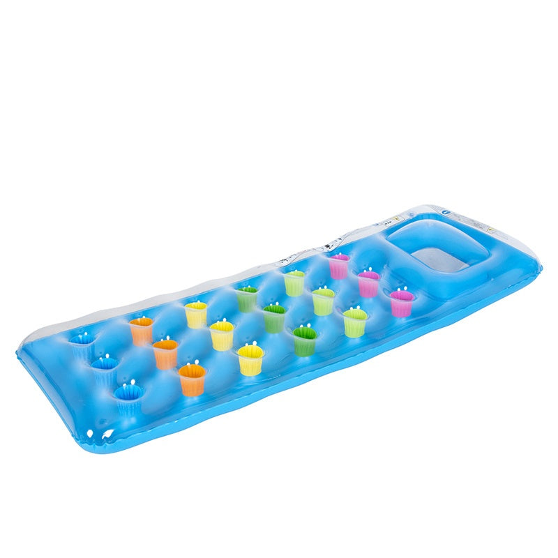 MATERAC POMPOWANY DO PŁYWANIA POCKET-BLUE 173x63 CM POCKET-BLUE