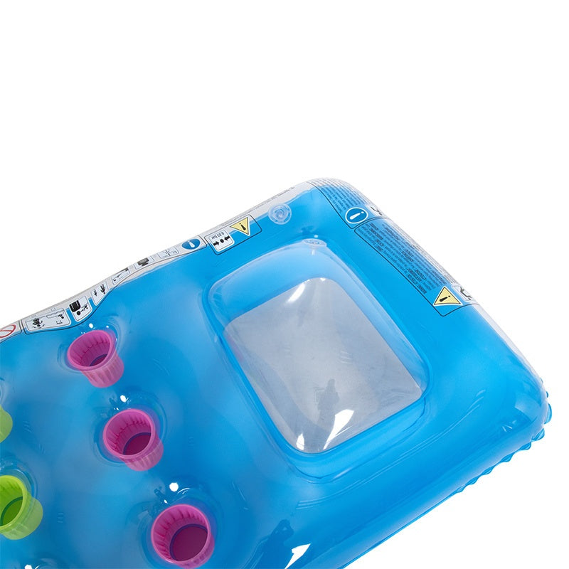 MATERAC POMPOWANY DO PŁYWANIA POCKET-BLUE 173x63 CM POCKET-BLUE