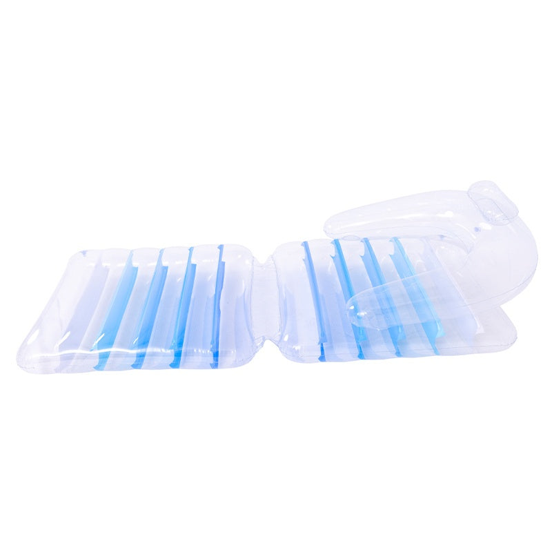 FOTEL MATERAC POMPOWANY DO PŁYWANIA SIESTA-BLUE 2w1 180x79 CM SIESTA-BLUE