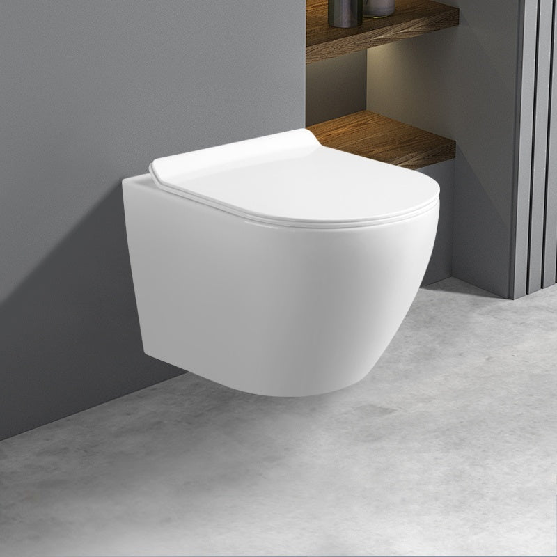 MISKA WC WISZĄCA RIMLESS MIZU-WH-RIM-01 BIAŁA DESKA WOLNOOPADAJĄCA DUROPLAST MIZU-WH-RIM-01