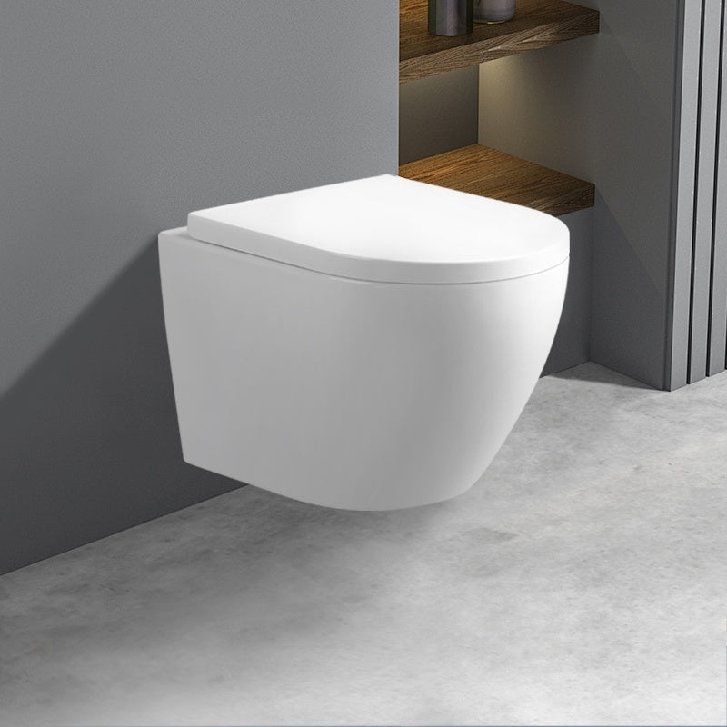 MISKA WC WISZĄCA RIMLESS MIZU-WH-RIM-02 BIAŁA DESKA WOLNOOPADAJĄCA DUROPLAST MIZU-WH-RIM-02