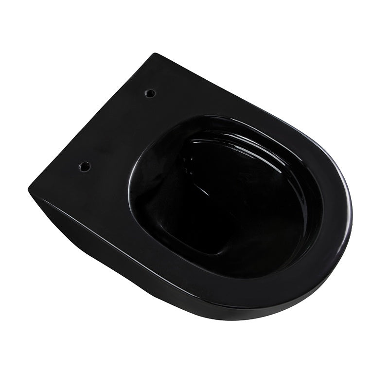 MISKA WC WISZĄCA RIMLESS MIZU-BL-RIM-02 CZARNA DESKA WOLNOOPADAJĄCA DUROPLAST MIZU-BL-RIM-02