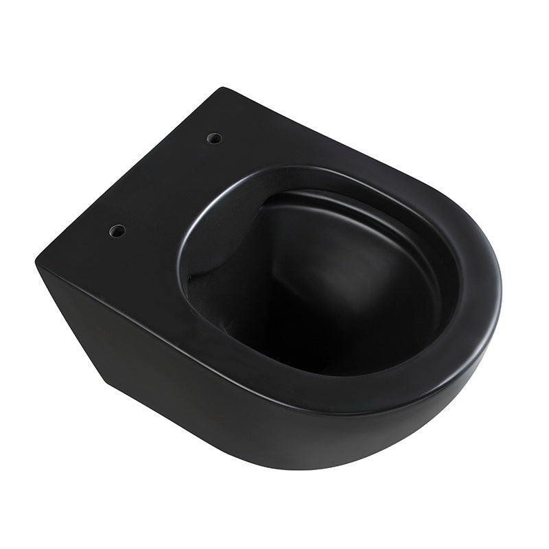MISKA WC WISZĄCA RIMLESS MIZU-MTB-RIM-01 CZARNA MAT DESKA WOLNOOPADAJĄCA DUROPLAST MIZU-MTB-RIM-01