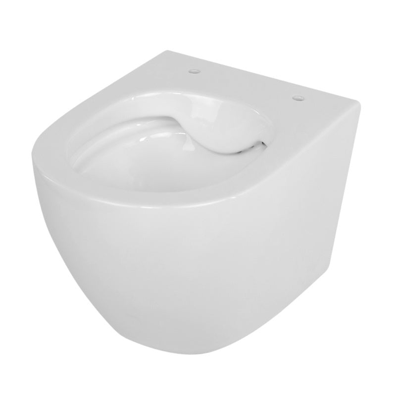 MISKA WC WISZĄCA RIMLESS MIZU-WH-RIM-02 BIAŁA DESKA WOLNOOPADAJĄCA DUROPLAST MIZU-WH-RIM-02