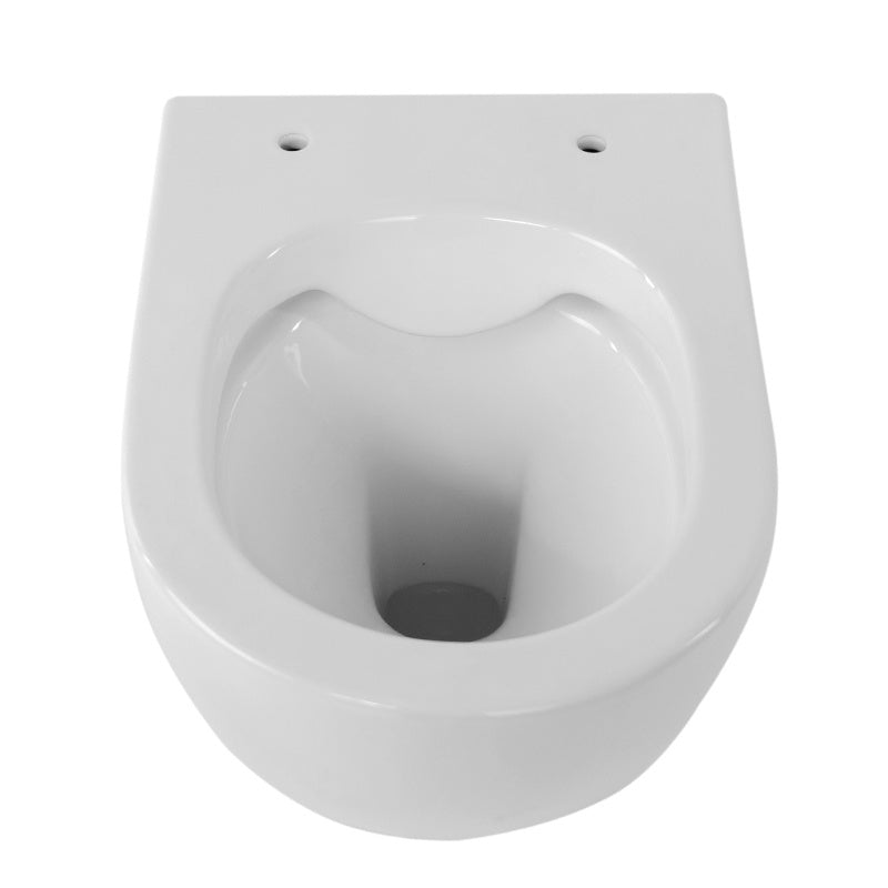 MISKA WC WISZĄCA RIMLESS MIZU-WH-RIM-02 BIAŁA DESKA WOLNOOPADAJĄCA DUROPLAST MIZU-WH-RIM-02