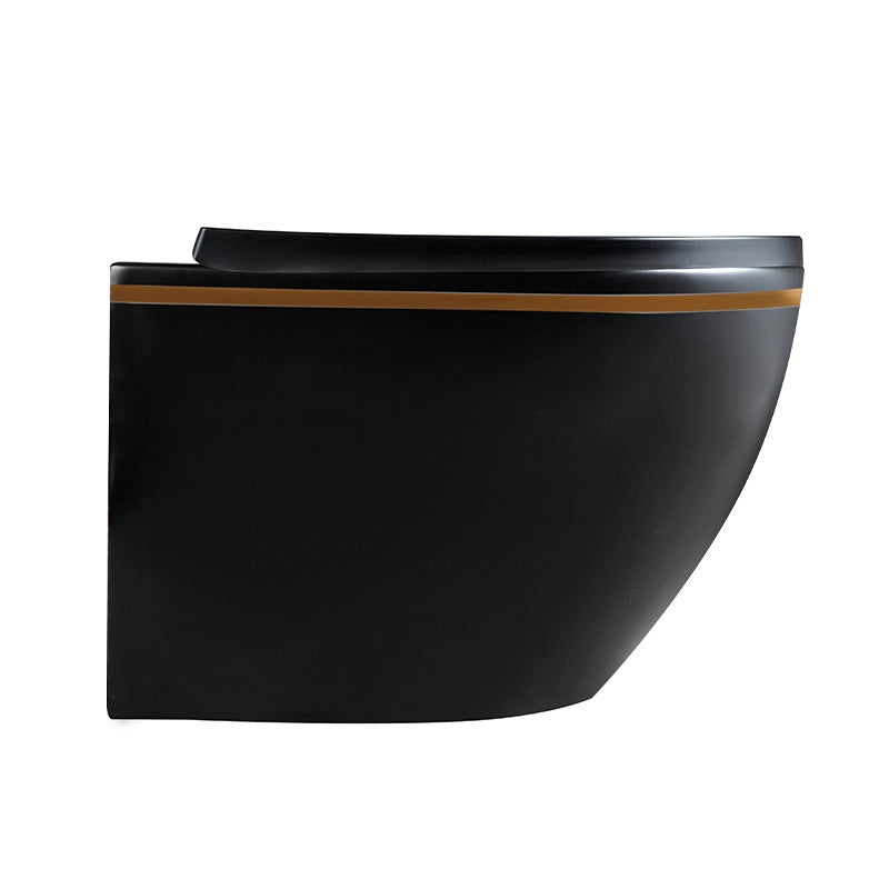 MISKA WC WISZĄCA RIMLESS PEAK-MTB-GL-RIM-02 CZARNA MAT DESKA WOLNOOPADAJĄCA DUROPLAST PEAK-MTB-GL-RIM-02
