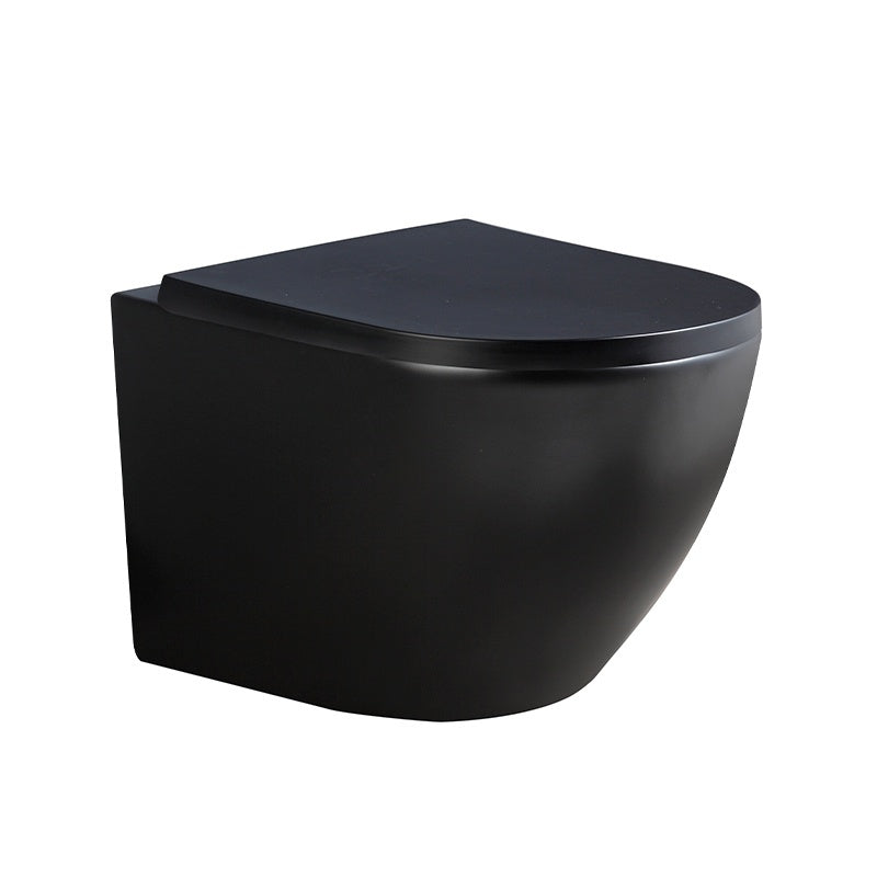 MISKA WC WISZĄCA RIMLESS PEAK-MTB-RIM-02 CZARNA MAT DESKA WOLNOOPADAJĄCA DUROPLAST PEAK-MTB-RIM-02