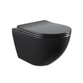 MISKA WC WISZĄCA TORNADO NERO-MTB-03 CZARNA DESKA WOLNOOPADAJĄCA DUROPLAST NERO-MTB-03