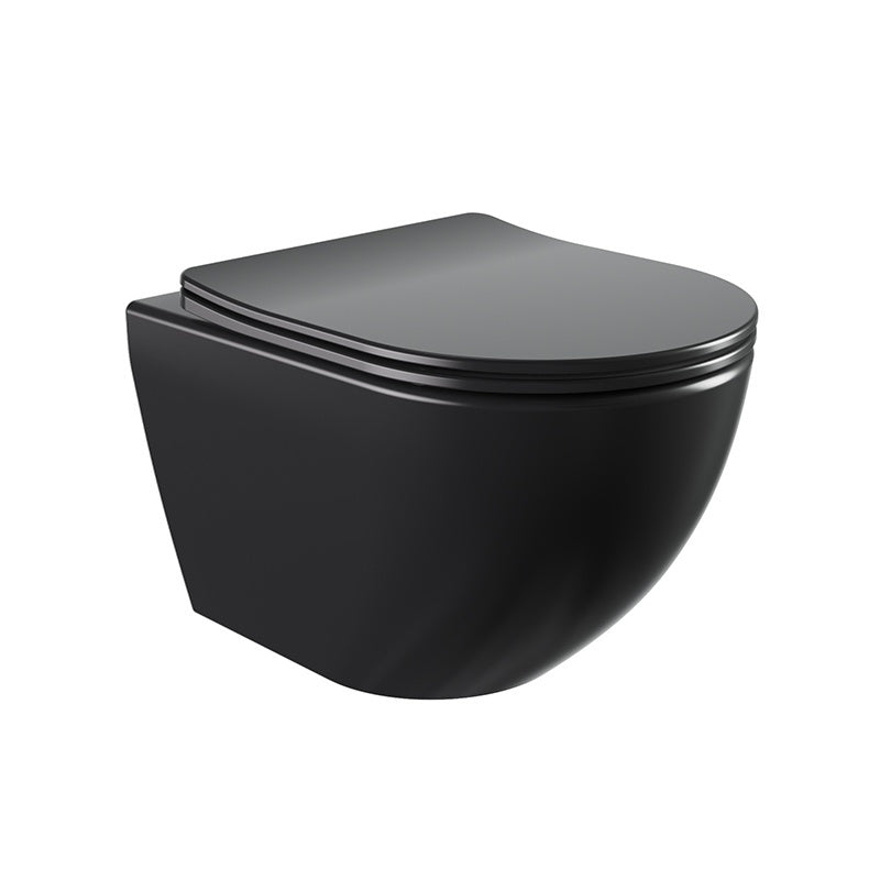 MISKA WC WISZĄCA TORNADO NERO-MTB-03 CZARNA DESKA WOLNOOPADAJĄCA DUROPLAST NERO-MTB-03