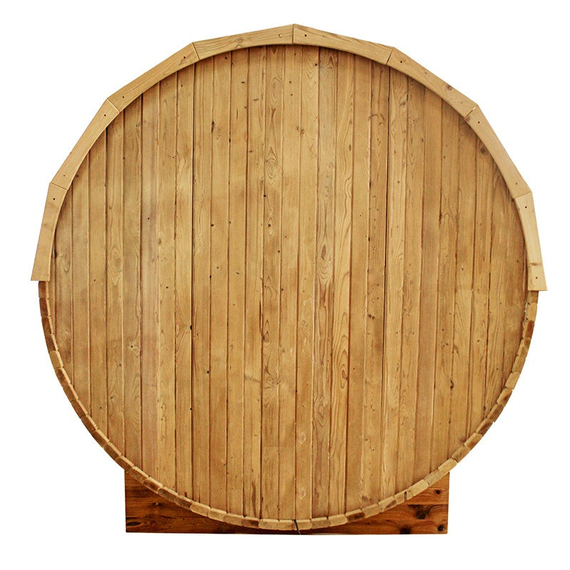 SAUNA OGRODOWA FIŃSKA BECZKA Z PIECEM ASKER 4-6 OSOBOWA 210x240 CM ASKER