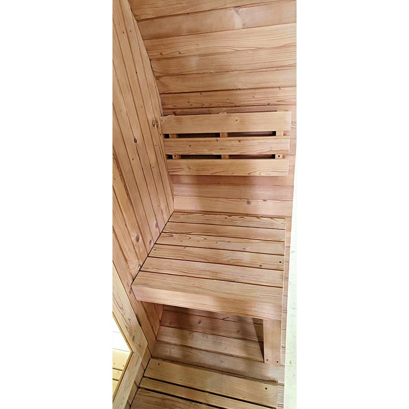 SAUNA OGRODOWA FIŃSKA BECZKA Z PIECEM ASKER 4-6 OSOBOWA 210x240 CM ASKER