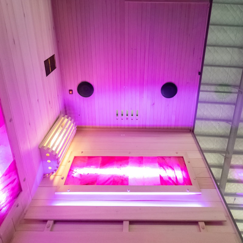 SAUNA FIŃSKA WYSOKOTEMPERATUROWA Z PIECEM LARK1/HARVIA 3,5KW 1-2 OSOBOWA 120x120 CM LARK1