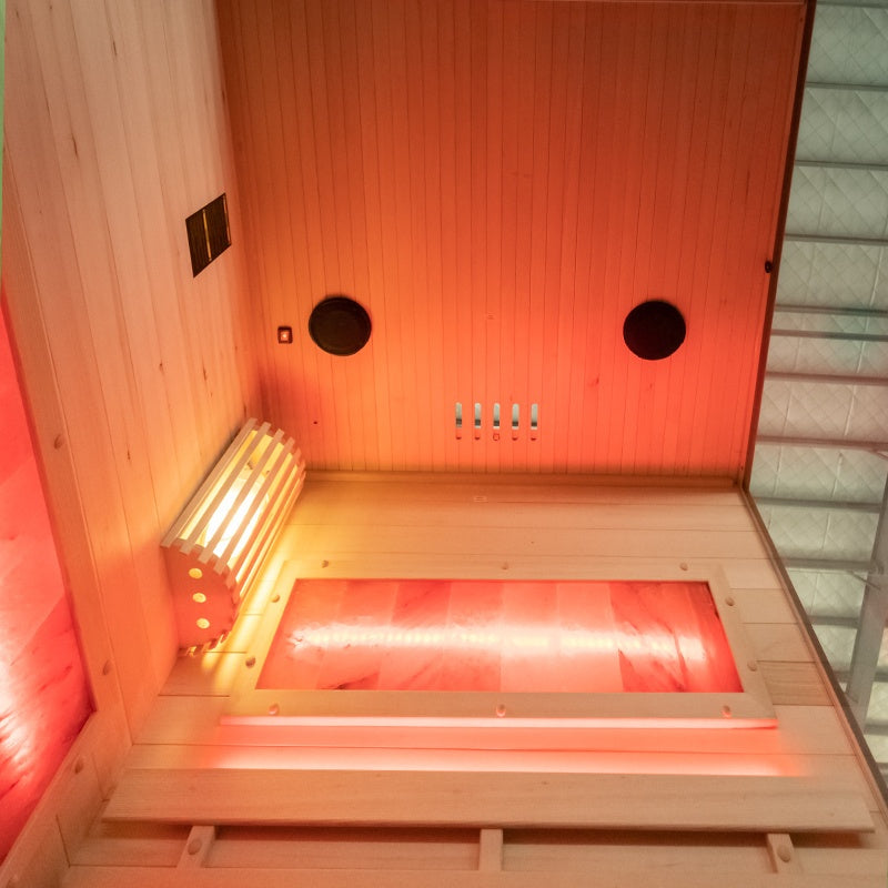 SAUNA FIŃSKA WYSOKOTEMPERATUROWA Z PIECEM LARK1/HARVIA 3,5KW 1-2 OSOBOWA 120x120 CM LARK1