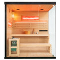 SAUNA FIŃSKA WYSOKOTEMPERATUROWA Z PIECEM LARK5/HARVIA 6KW 4-5 OSOBOWA 180x160 CM LARK5