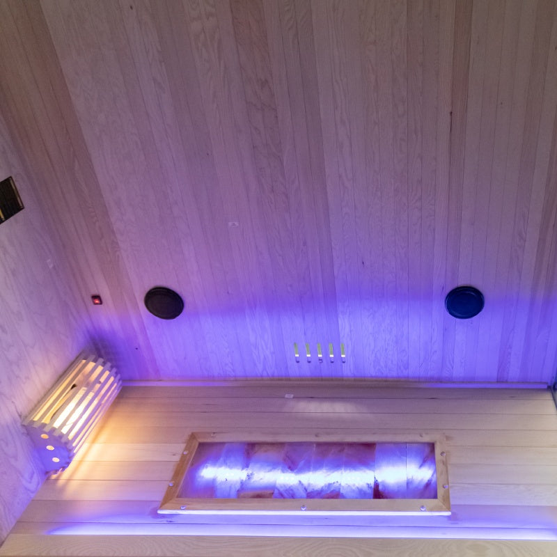 SAUNA FIŃSKA WYSOKOTEMPERATUROWA Z PIECEM LARK5/HARVIA 6KW 4-5 OSOBOWA 180x160 CM LARK5