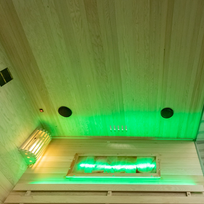 SAUNA FIŃSKA WYSOKOTEMPERATUROWA Z PIECEM LARK5/HARVIA 6KW 4-5 OSOBOWA 180x160 CM LARK5