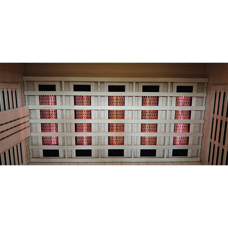 SAUNA INFRARED/FIŃSKA HELSI1 Z PIECEM HARVIA 6KW 4-5 OSOBOWA 180x160 CM 2w1 HELSI1