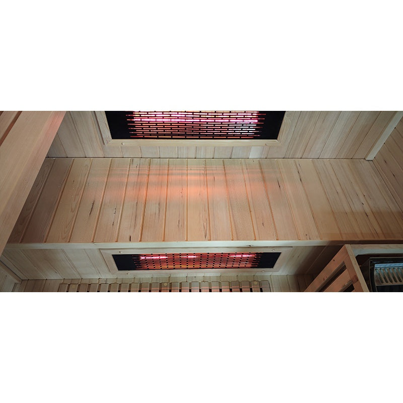 SAUNA INFRARED/FIŃSKA HELSI1 Z PIECEM HARVIA 6KW 4-5 OSOBOWA 180x160 CM 2w1 HELSI1