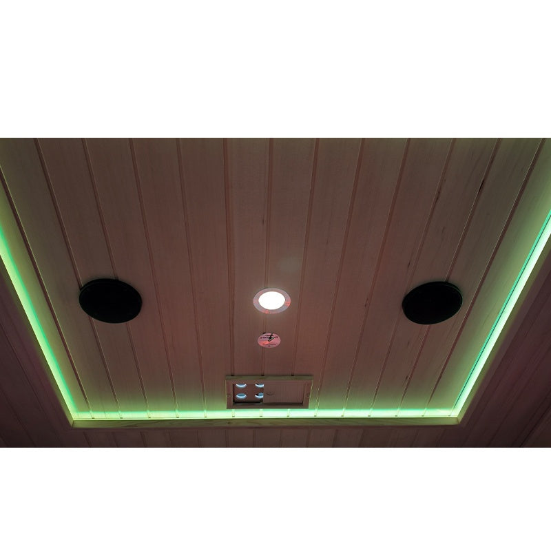 SAUNA INFRARED/FIŃSKA HELSI1 Z PIECEM HARVIA 6KW 4-5 OSOBOWA 180x160 CM 2w1 HELSI1