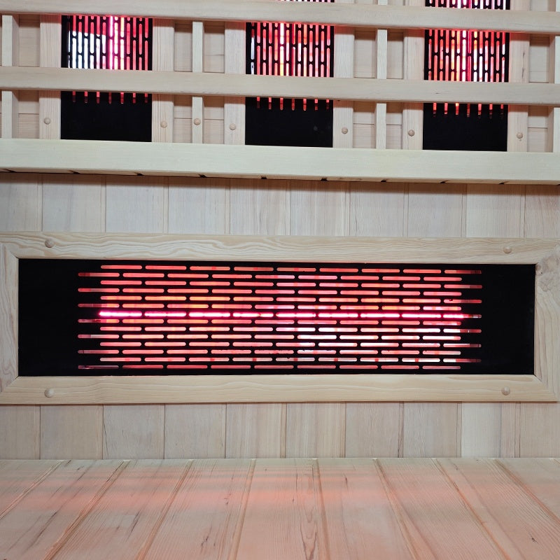 SAUNA INFRARED/FIŃSKA HELSI1 Z PIECEM HARVIA 6KW 4-5 OSOBOWA 180x160 CM 2w1 HELSI1