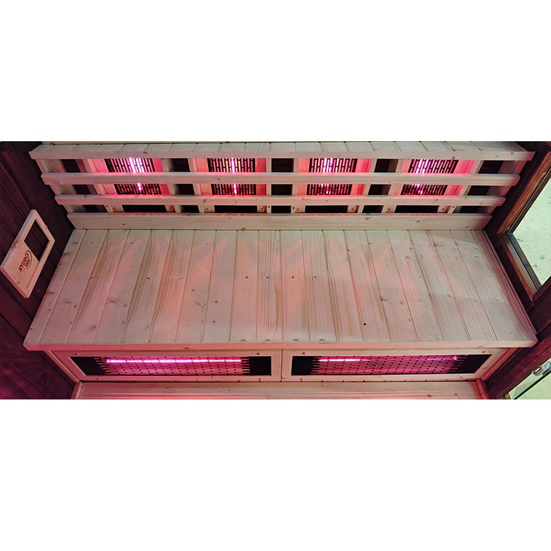 SAUNA OGRODOWA KOMBO FIŃSKA - INFRARED BECZKA HAMAR-A 4-6 OSOBOWA 180x200 CM HAMAR-A