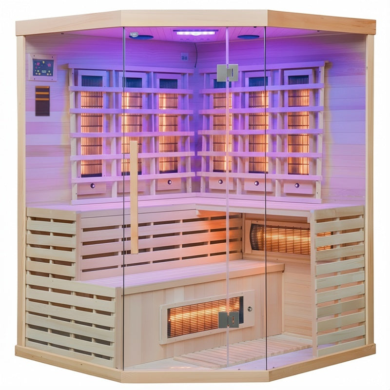 SAUNA SUCHA INFRARED NISKOTEMPERATUROWA ALTA4 4-5 OSOBOWA 150x150 CM ALTA4