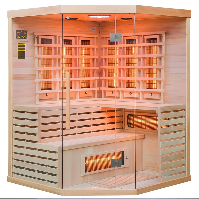 SAUNA SUCHA INFRARED NISKOTEMPERATUROWA ALTA4 4-5 OSOBOWA 150x150 CM ALTA4