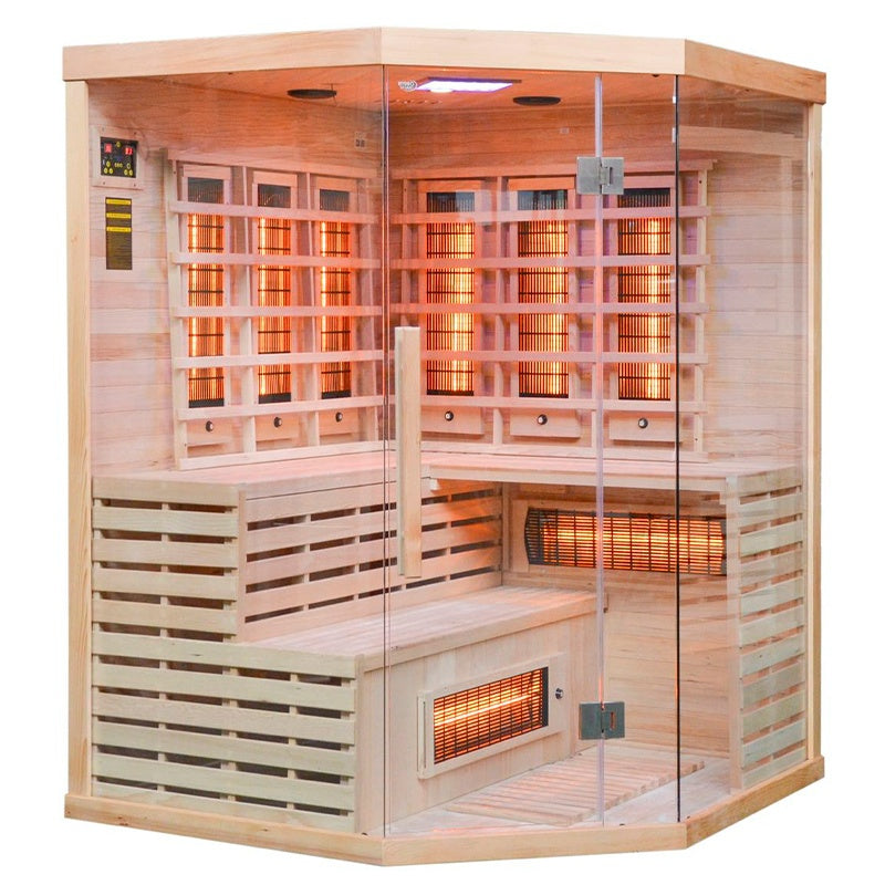 SAUNA SUCHA INFRARED NISKOTEMPERATUROWA ALTA4 4-5 OSOBOWA 150x150 CM ALTA4